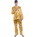 Pattern Mystic Color2 Men s Long Sleeve Satin Pajamas Set View1