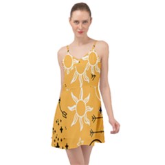 Pattern Mystic Color2 Summer Time Chiffon Dress