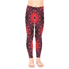 Mandala Colore Abstraite Kids  Leggings by byali