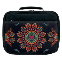 Colored Mandala Dark 2 Lunch Bag