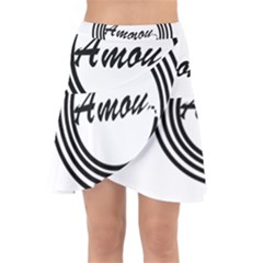 AMOUR Wrap Front Skirt