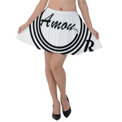 AMOUR Velvet Skater Skirt