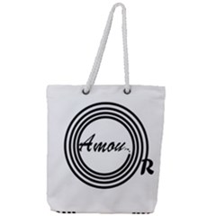 Amour Full Print Rope Handle Tote (large)