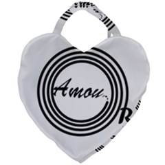 AMOUR Giant Heart Shaped Tote