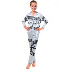 AMOUR Kid s Satin Long Sleeve Pajamas Set