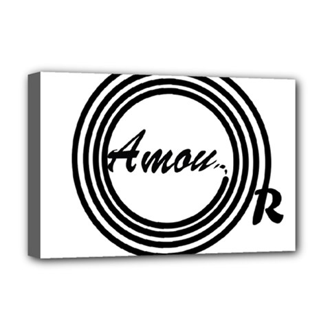 Amour Deluxe Canvas 18  X 12  (stretched) by WELCOMEshop
