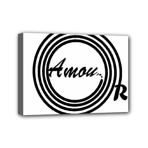 Amour Mini Canvas 7  X 5  (stretched) by WELCOMEshop