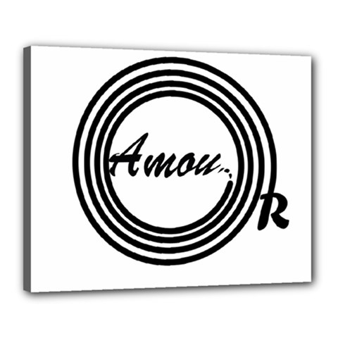 Amour Canvas 20  X 16  (stretched) by WELCOMEshop