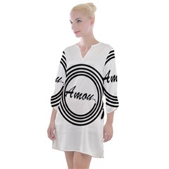 Amour Open Neck Shift Dress by WELCOMEshop