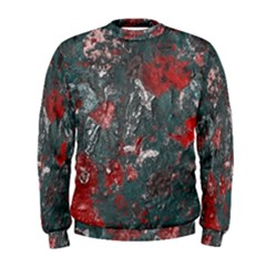 Multicolored Surface Texture Print Men s Sweatshirt by dflcprintsclothing