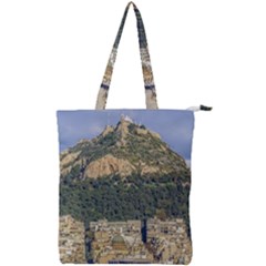 Atenas Aerial View Cityscape Photo Double Zip Up Tote Bag by dflcprintsclothing