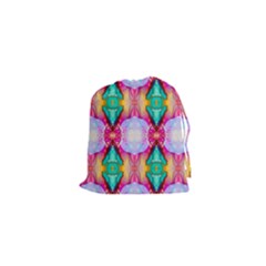 Colorful Abstract Painting E Drawstring Pouch (xs)