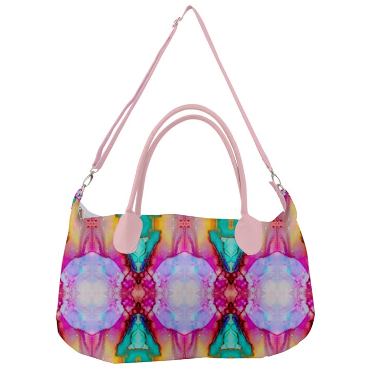 Colorful Abstract Painting E Removal Strap Handbag