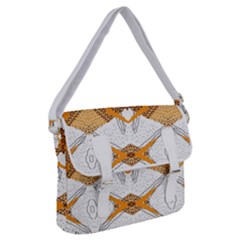 Abstract African Pattern Buckle Messenger Bag by gloriasanchez