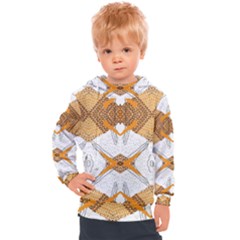 Abstract African Pattern Kids  Hooded Pullover