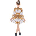 Abstract African Pattern Kids  Quarter Sleeve Shirt Dress View2