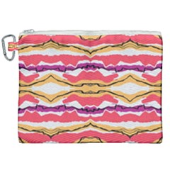 Earth Boho Print Canvas Cosmetic Bag (xxl)