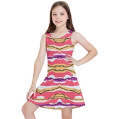 Earth Boho Print Kids  Lightweight Sleeveless Dress by gloriasanchez