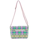 Colorful Neon Pattern  Shoulder Bag with Back Zipper View3