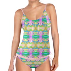 Colorful Neon Pattern  Tankini Set by gloriasanchez