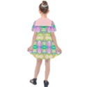 Colorful Neon Pattern  Kids  Sailor Dress View2