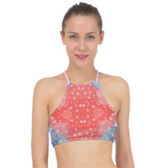 Chic Boho Print E Racer Front Bikini Top by gloriasanchez