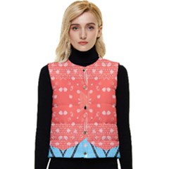 Chic Boho Print E Women s Button Up Puffer Vest