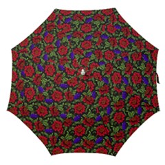 Spanish Passion Floral Pattern Straight Umbrellas