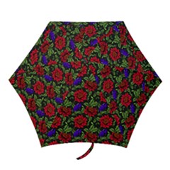 Spanish Passion Floral Pattern Mini Folding Umbrellas