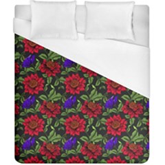 Spanish Passion Floral Pattern Duvet Cover (California King Size)