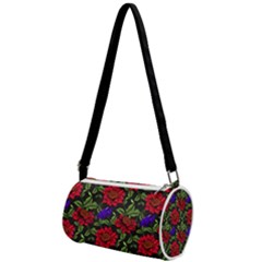 Spanish Passion Floral Pattern Mini Cylinder Bag