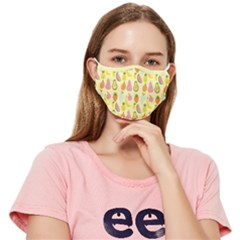 Tropical Fruits Pattern  Fitted Cloth Face Mask (adult)