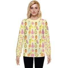 Tropical Fruits Pattern  Two Sleeve Tee With Pocket by gloriasanchez