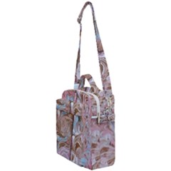 Marbling Collage Crossbody Day Bag