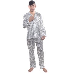 Neon Geometric Pattern Design 2 Men s Long Sleeve Satin Pajamas Set by dflcprintsclothing