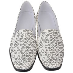 Neon Geometric Pattern Design 2 Women s Classic Loafer Heels by dflcprintsclothing