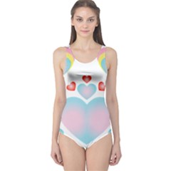 Hearth  One Piece Swimsuit by WELCOMEshop