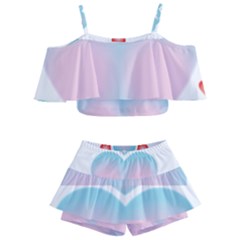 Hearth  Kids  Off Shoulder Skirt Bikini by WELCOMEshop