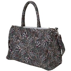 Modern Floral Collage Pattern Design Duffel Travel Bag by dflcprintsclothing