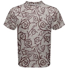 Curly Lines Men s Cotton Tee by SychEva