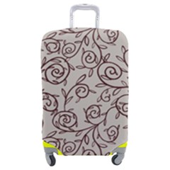 Curly Lines Luggage Cover (medium) by SychEva