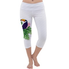 Toucan3a Capri Yoga Leggings by JadehawksAnD