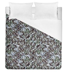 Intricate Textured Ornate Pattern Design Duvet Cover (queen Size) by dflcprintsclothing