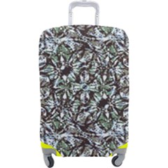 Intricate Textured Ornate Pattern Design Luggage Cover (large) by dflcprintsclothing