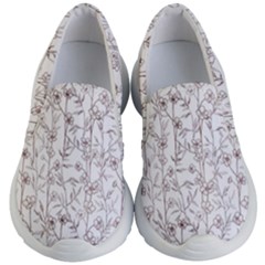 Pencil Flowers Kids Lightweight Slip Ons