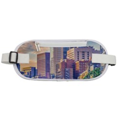 Akihabara Zone Urban Scene Tokyo Japan Rounded Waist Pouch by dflcprintsclothing