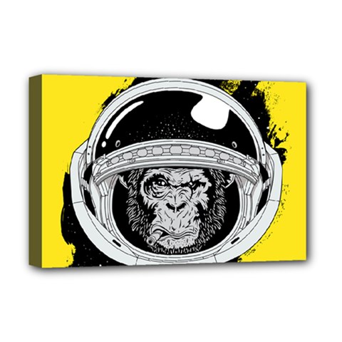 Spacemonkey Deluxe Canvas 18  X 12  (stretched) by goljakoff