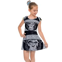 Spacemonkey Kids  Cap Sleeve Dress by goljakoff