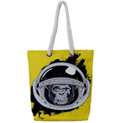 Spacemonkey Full Print Rope Handle Tote (small) by goljakoff