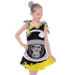 Spacemonkey Kids  Tie Up Tunic Dress by goljakoff